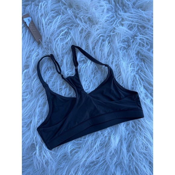 Skims Fits Everybody Racerback Bralette Onyx Size Small - Picture 5 of 6